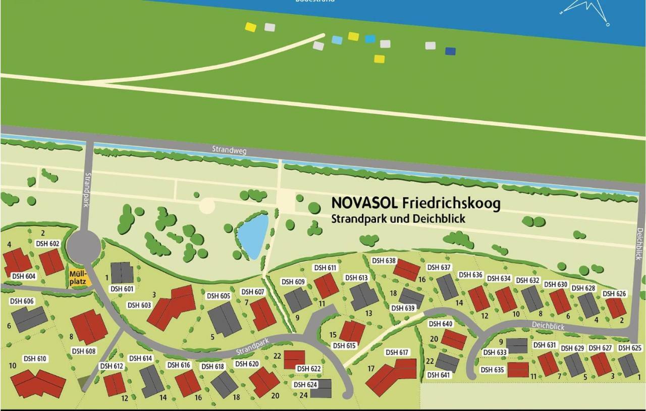 Friedrichskoog-Deichblick 10 Villa Екстериор снимка